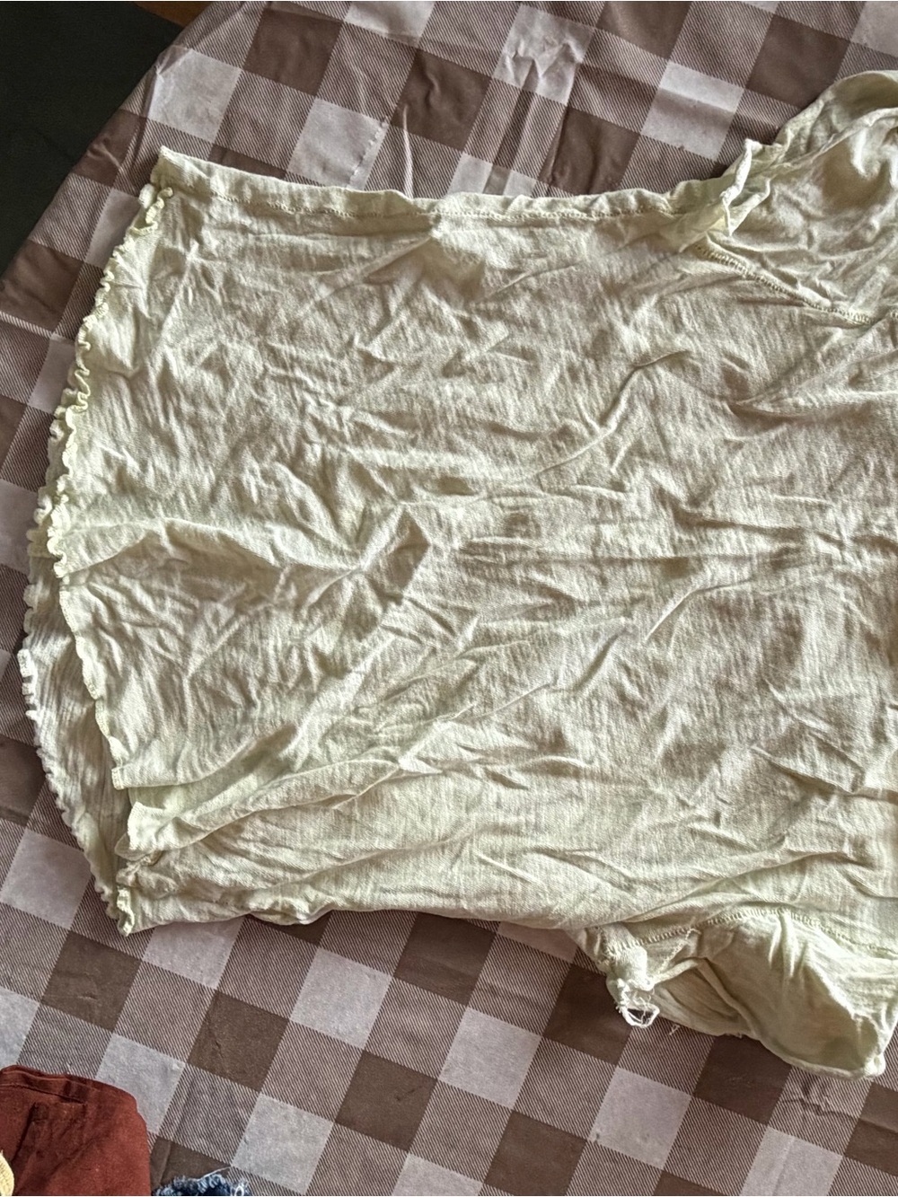 We The Free  Light Yellow Top